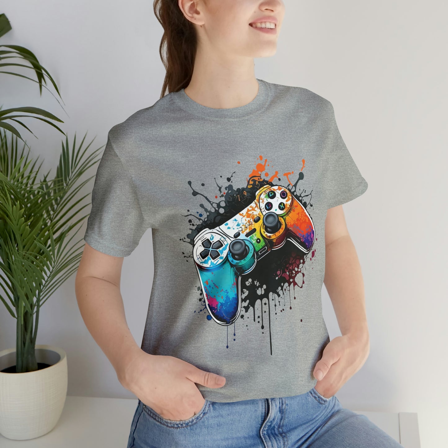 PlayStation Controller Unisex Jersey Short Sleeve Tee