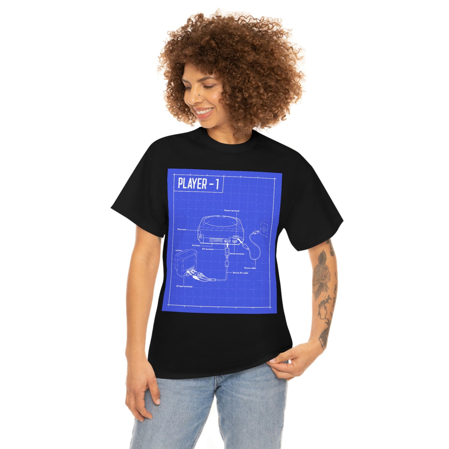 Sega Dreamcast unisex heavy cotton tee