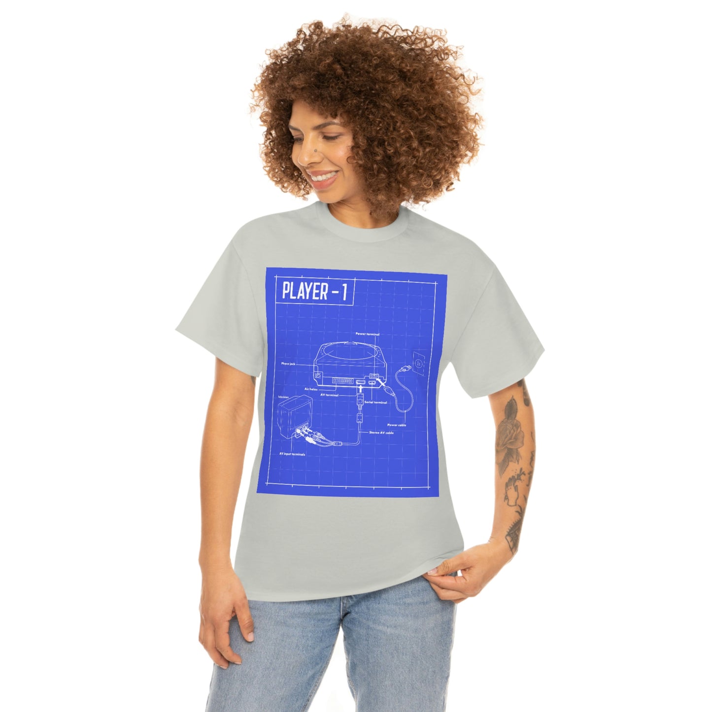 Sega Dreamcast unisex heavy cotton tee