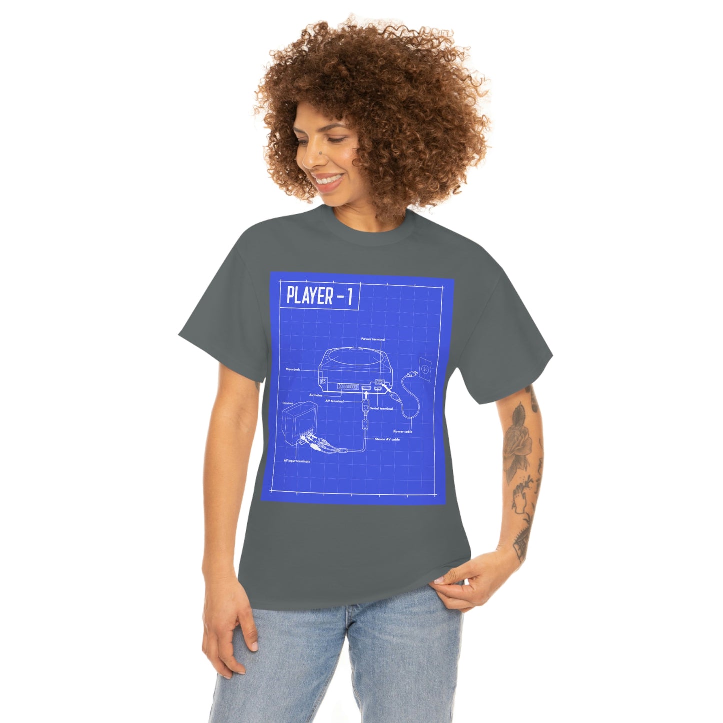 Sega Dreamcast unisex heavy cotton tee