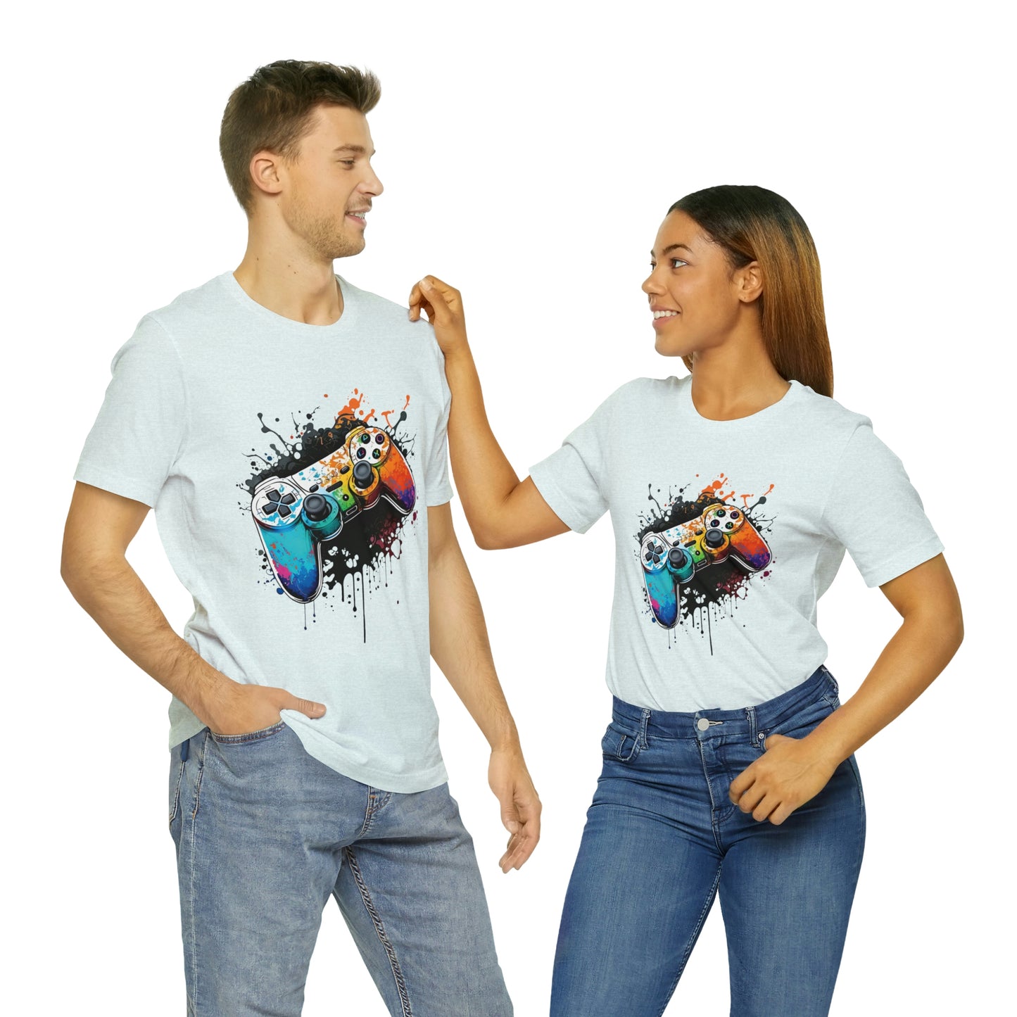 PlayStation Controller Unisex Jersey Short Sleeve Tee