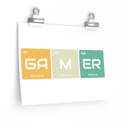 Gamer V2 Premium Matte horizontal posters