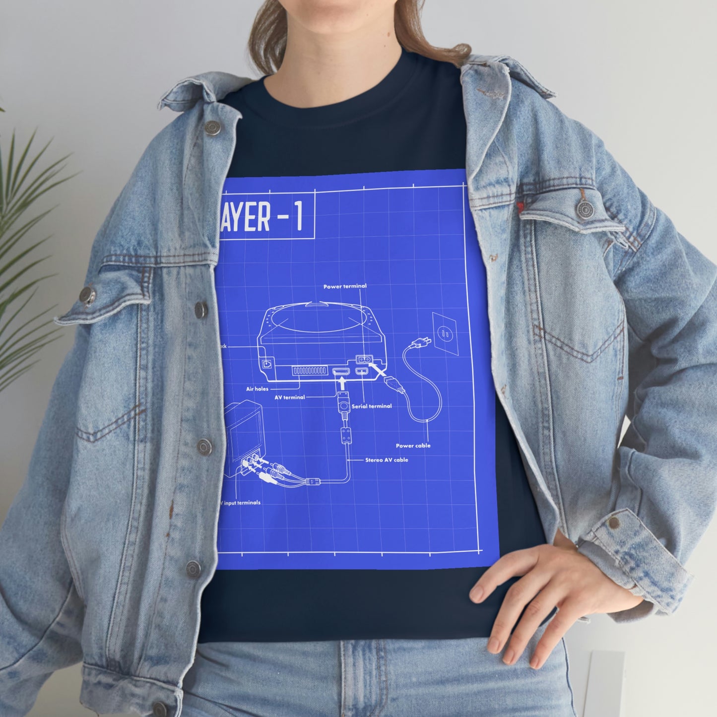 Sega Dreamcast unisex heavy cotton tee