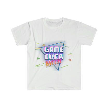 Game Over Camiseta unisex de estilo suave 