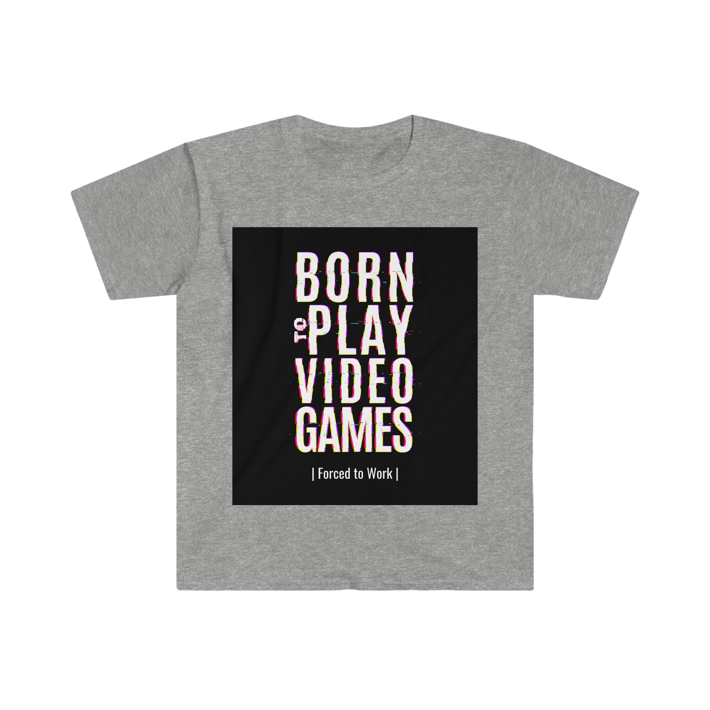 Nacido para jugar camiseta unisex Softstyle