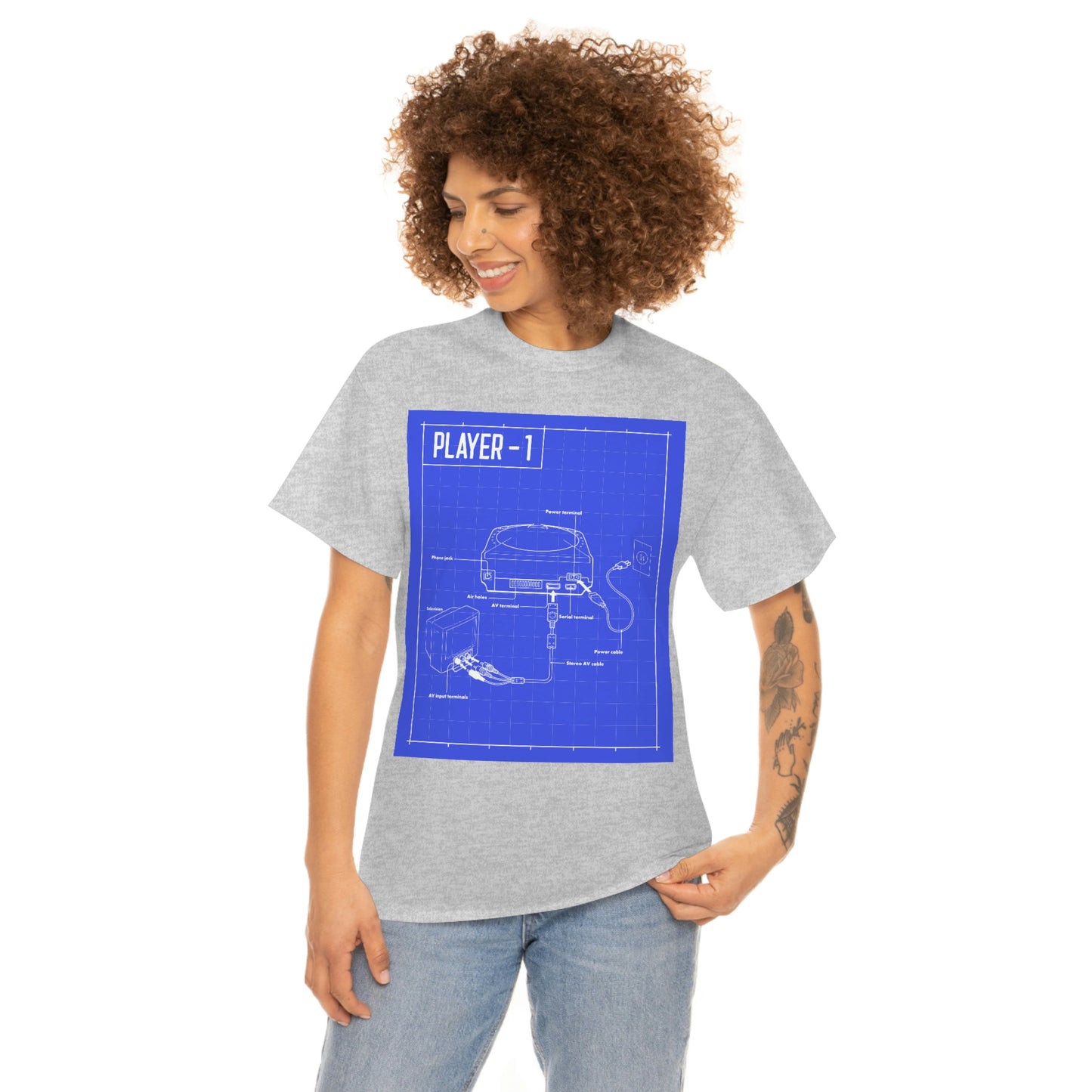 Sega Dreamcast unisex heavy cotton tee