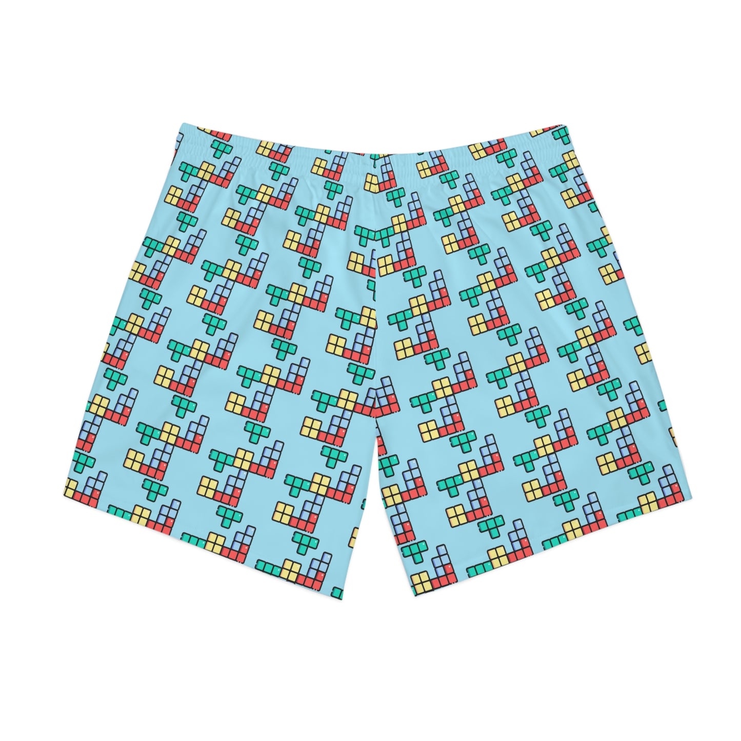 Shorts de playa con estampado de Tetris (AOP) 