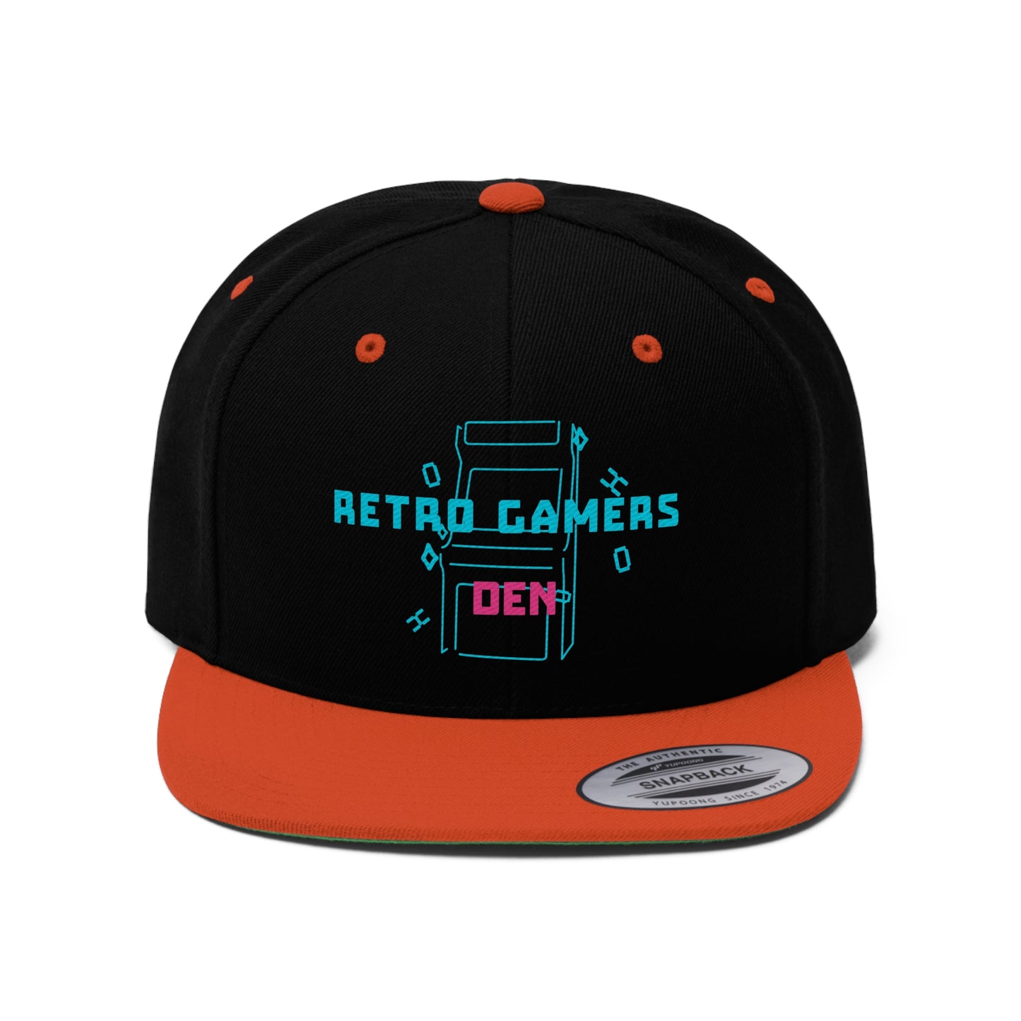 Gorra plana unisex Retro Gamers Den 