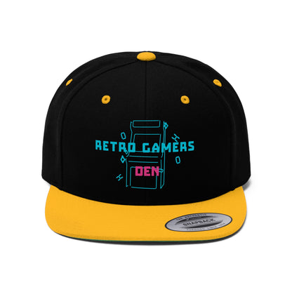 Gorra plana unisex Retro Gamers Den 