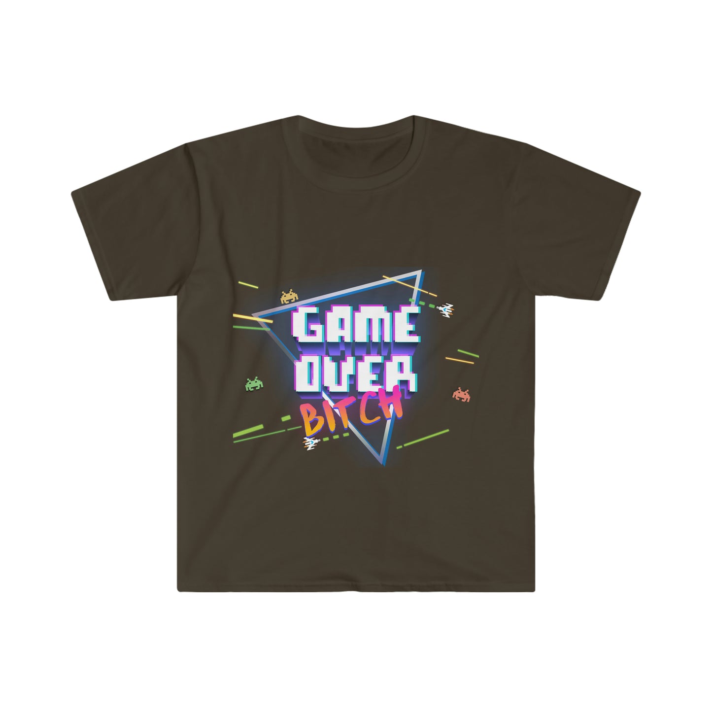 Game Over Camiseta unisex de estilo suave 