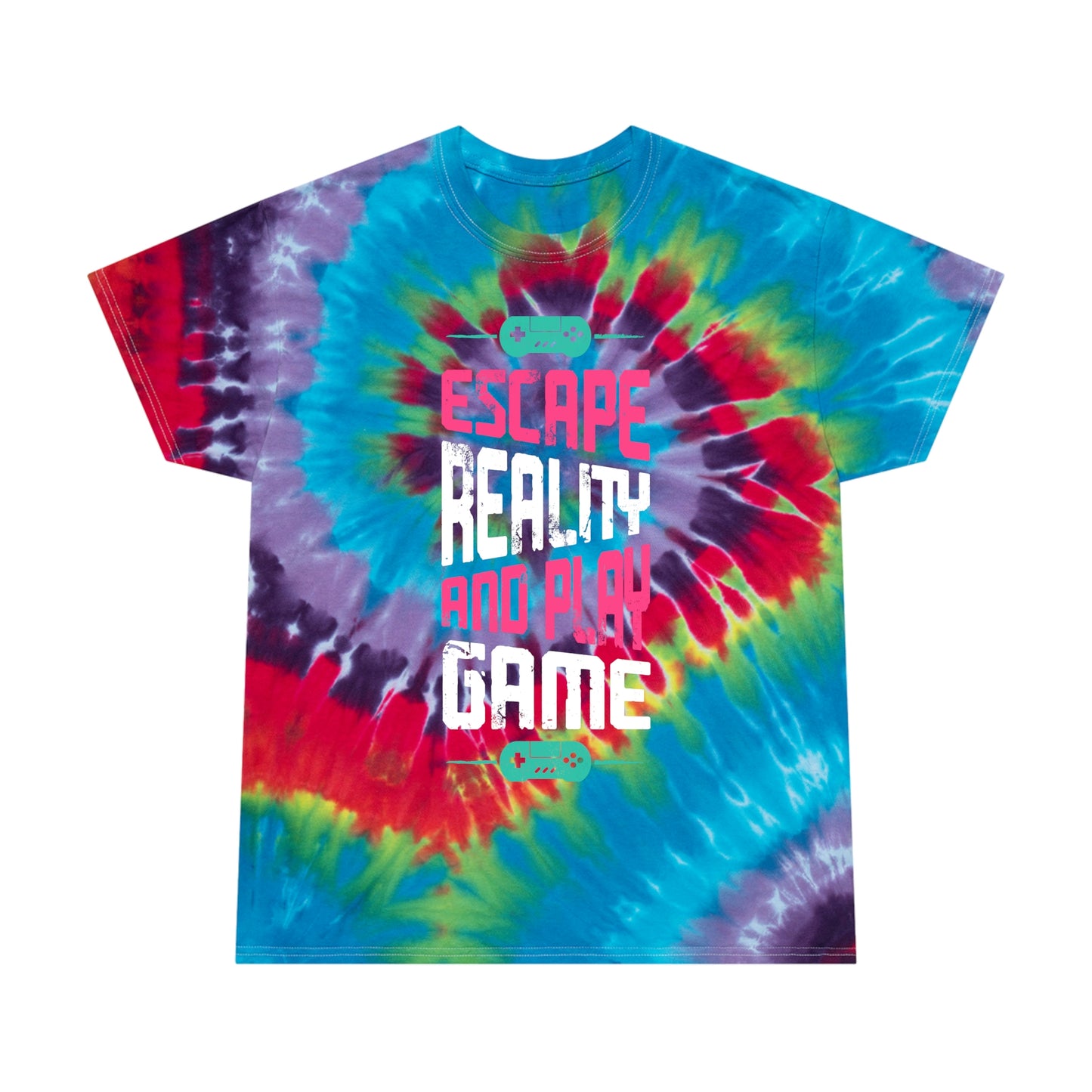 Escape Realty And Play Game  Tie-Dye Tee, Spiral