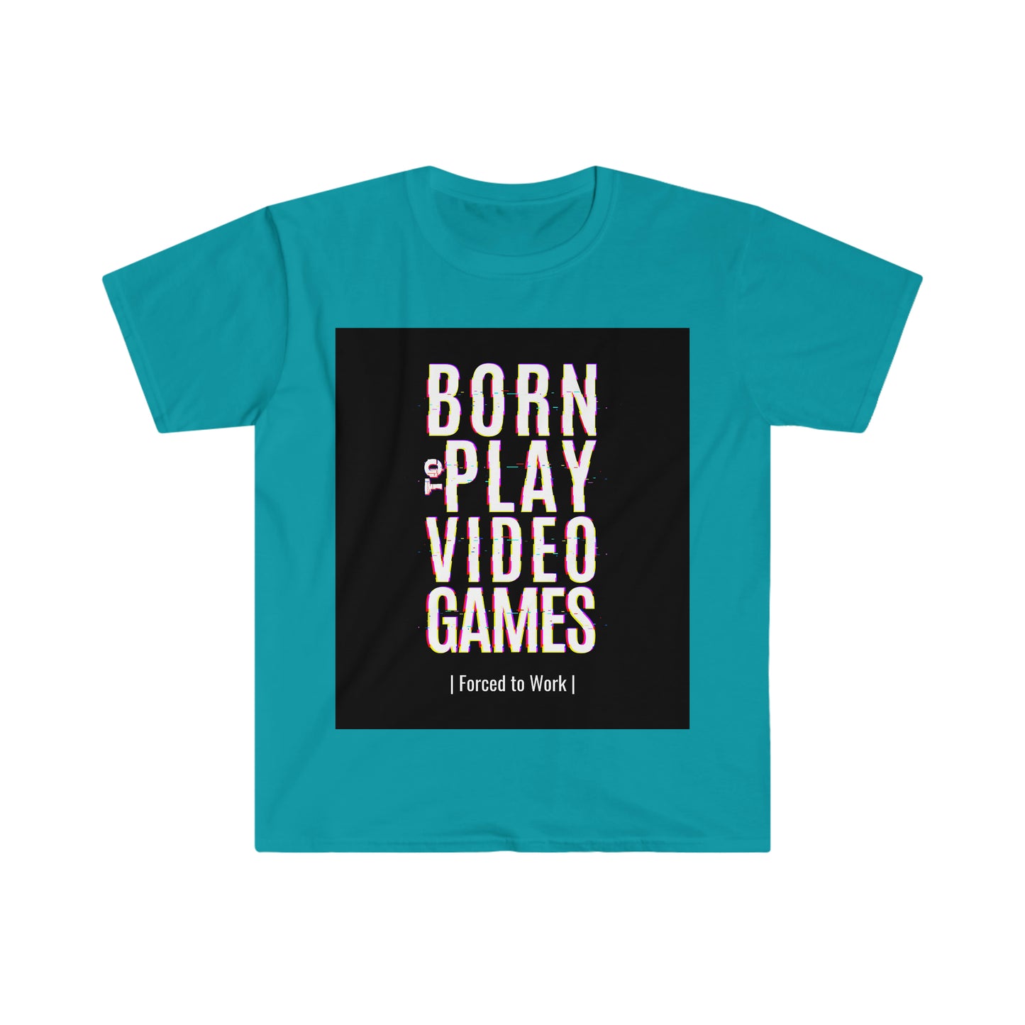 Nacido para jugar camiseta unisex Softstyle