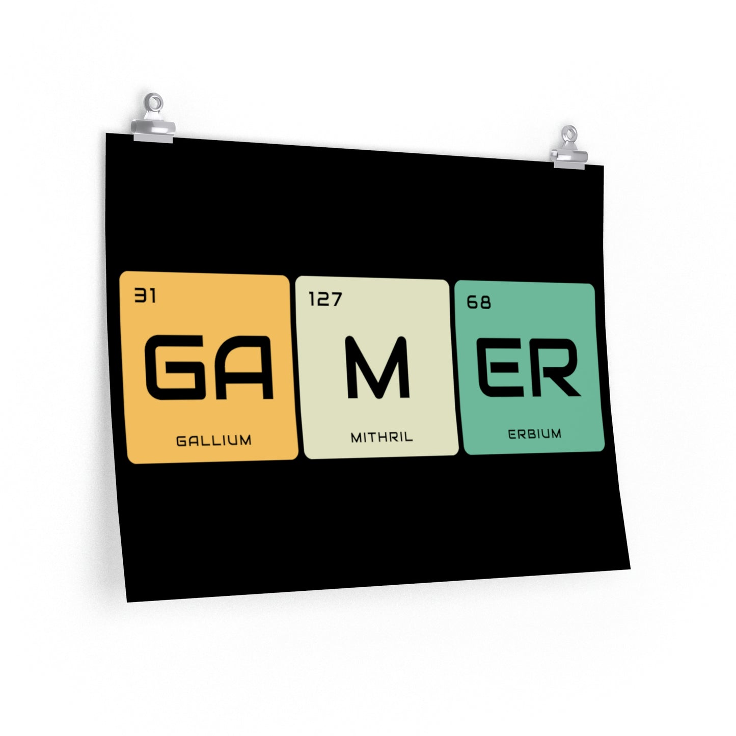 Gamer V1  Premium Matte horizontal posters