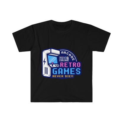 Retro Games Unisex Softstyle T-Shirt