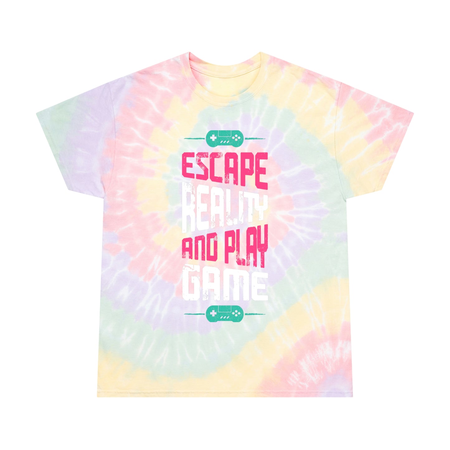 Escape Realty And Play Game  Tie-Dye Tee, Spiral