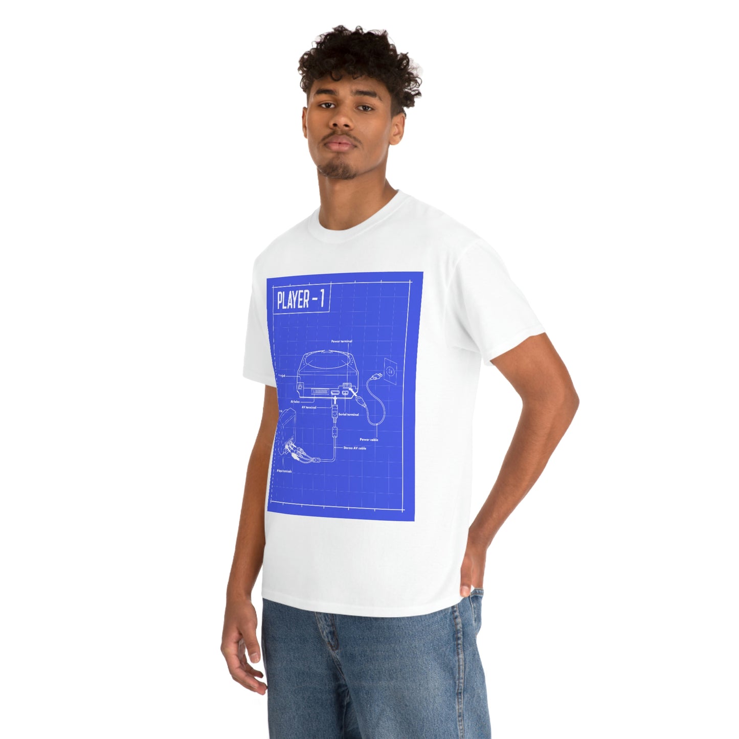 Sega Dreamcast unisex heavy cotton tee