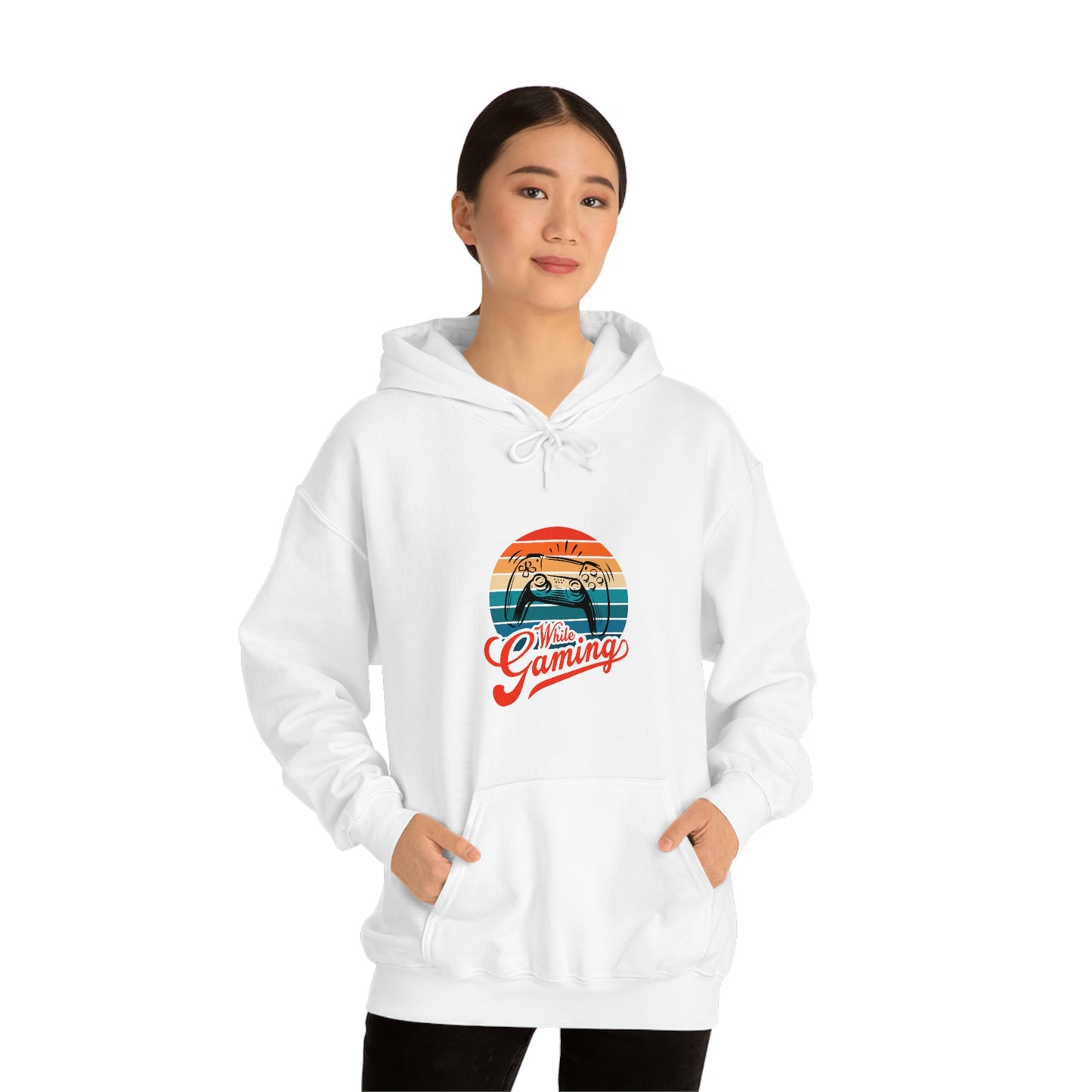 Sorry for what I said While Gaming Unisex Heavy Blend™ Hooded Sweatshirt