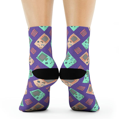 Retro-Gamer Handheld V1 Crew Socks