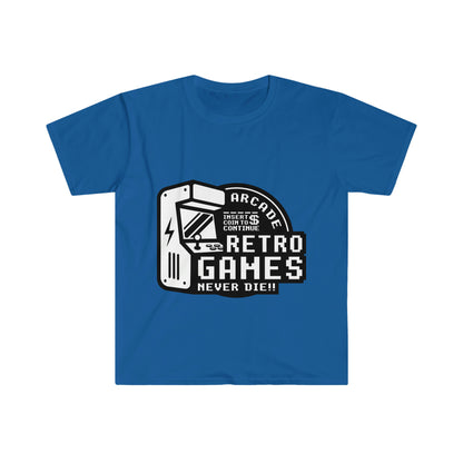 Retro Games camiseta blanca unisex Softstyle 