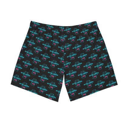 Shorts de playa elásticos para hombre Retro Gamers Den V1