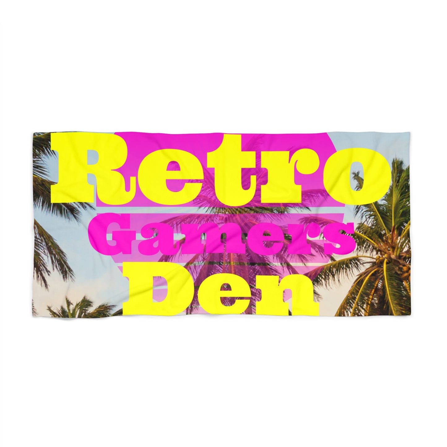 Toalla de playa Retro Gamers Den 