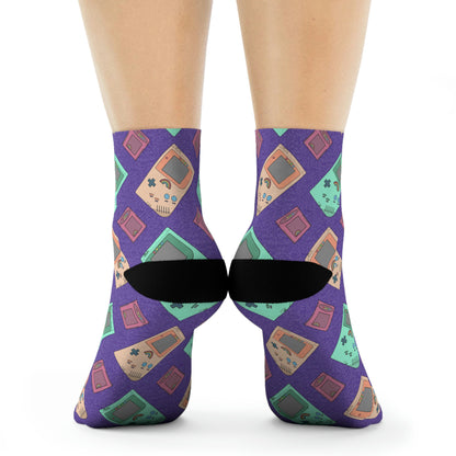 Retro-Gamer Handheld V1 Crew Socks