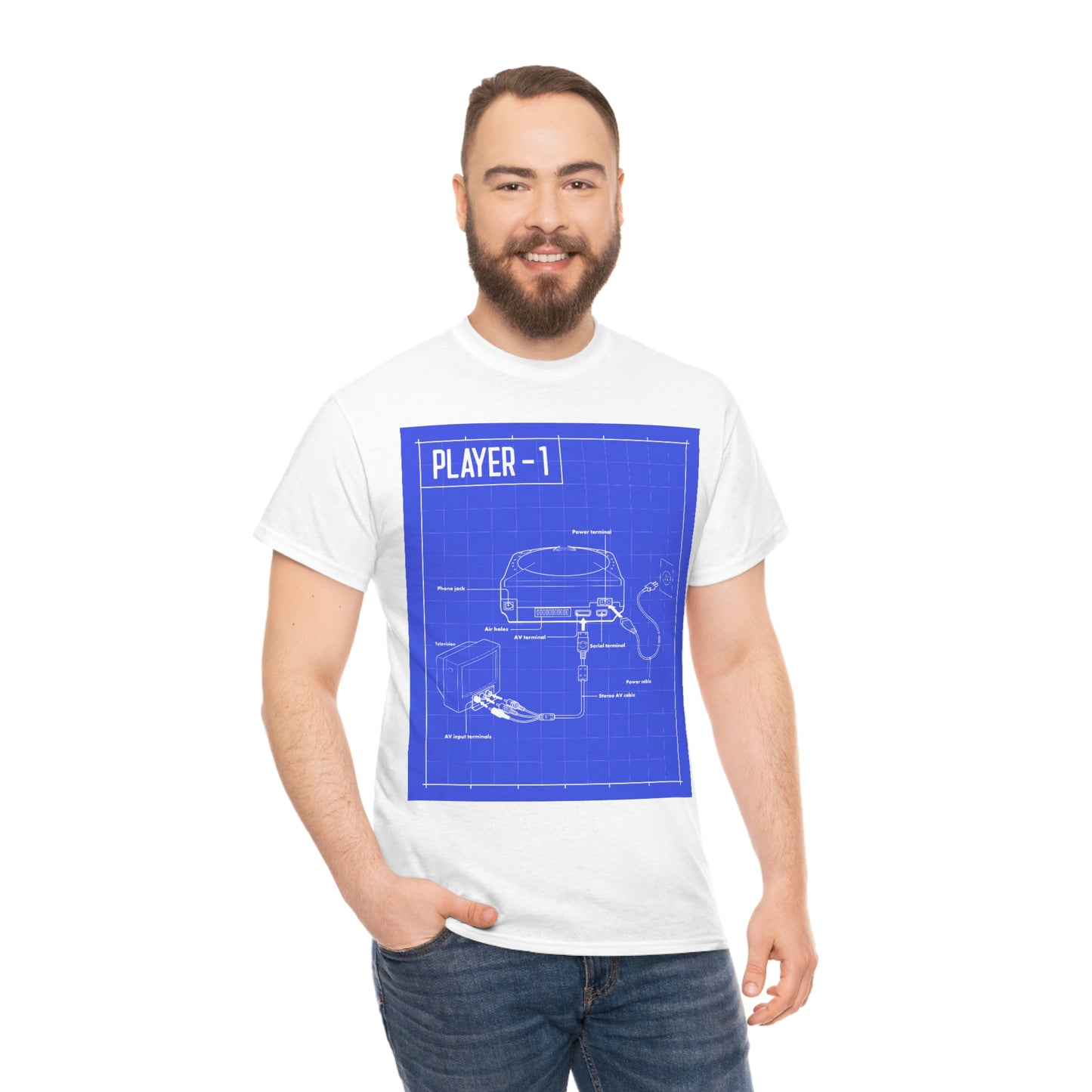 Sega Dreamcast unisex heavy cotton tee