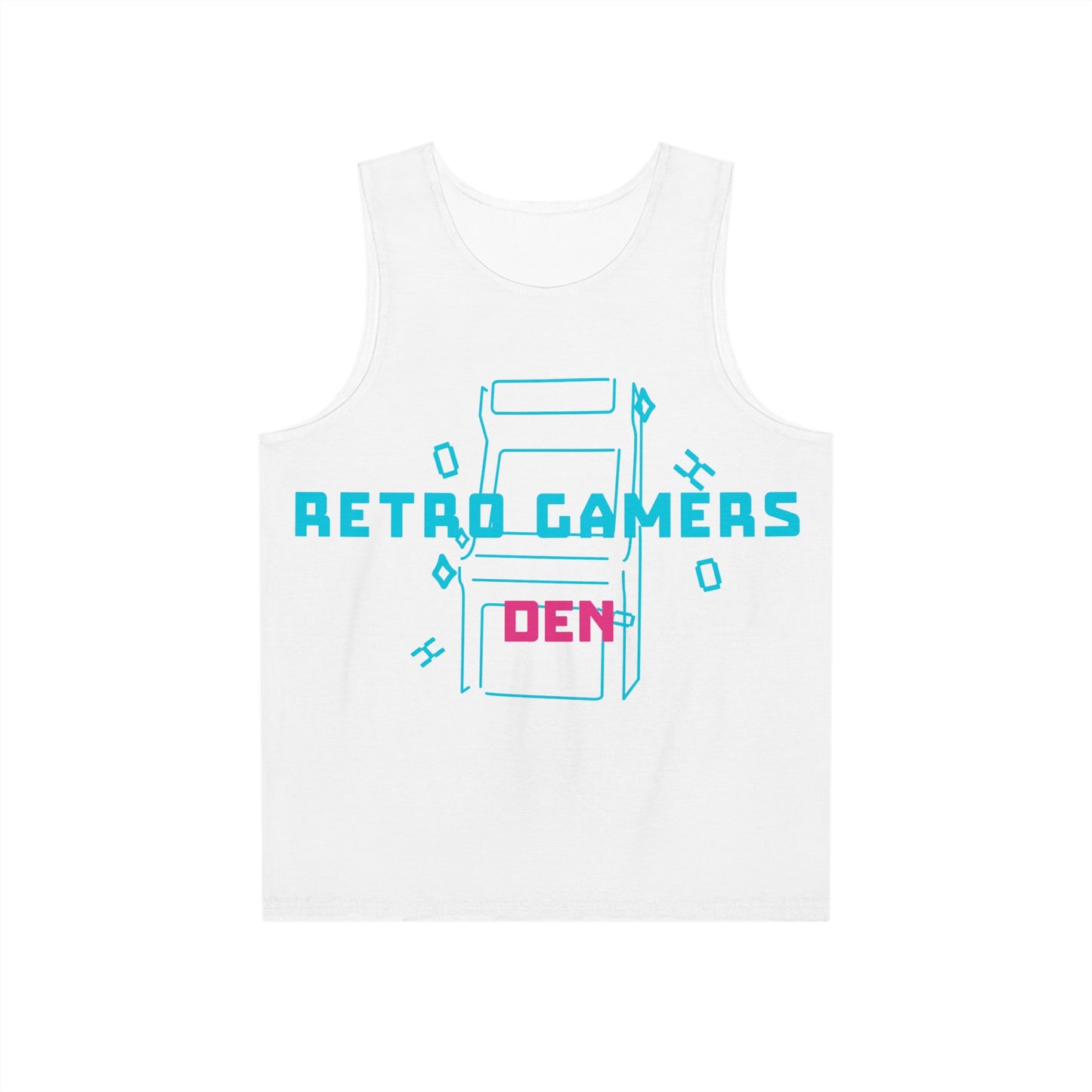Camiseta sin mangas para hombre Retro Gamers Den (AOP)