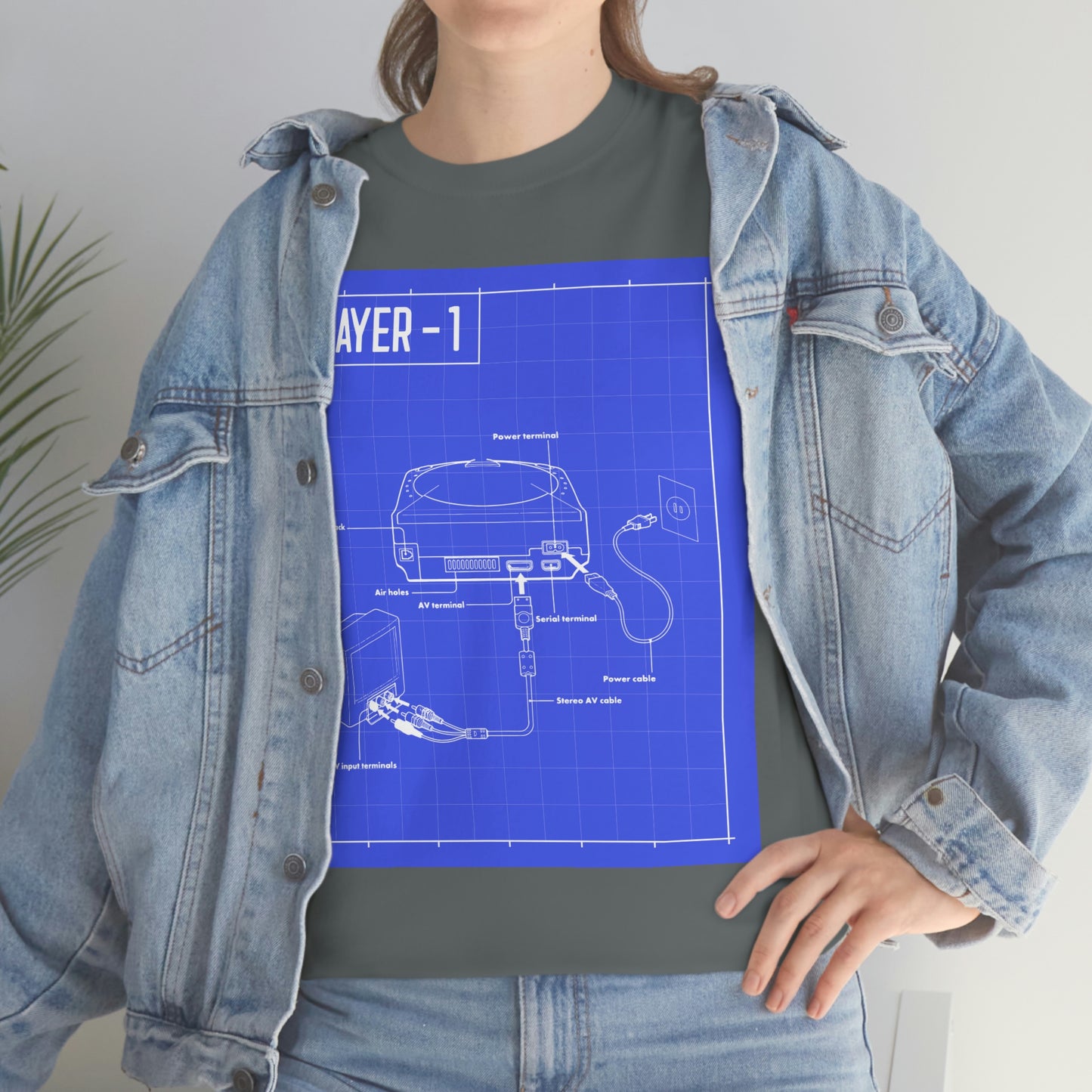 Sega Dreamcast unisex heavy cotton tee