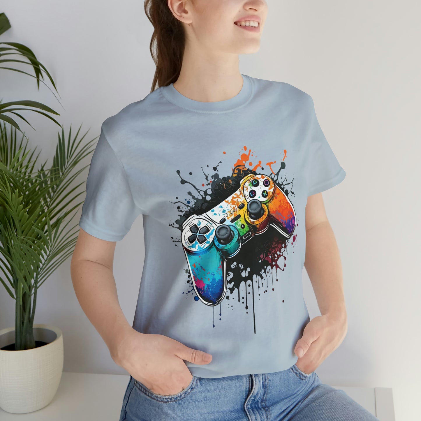 PlayStation Controller Unisex Jersey Short Sleeve Tee