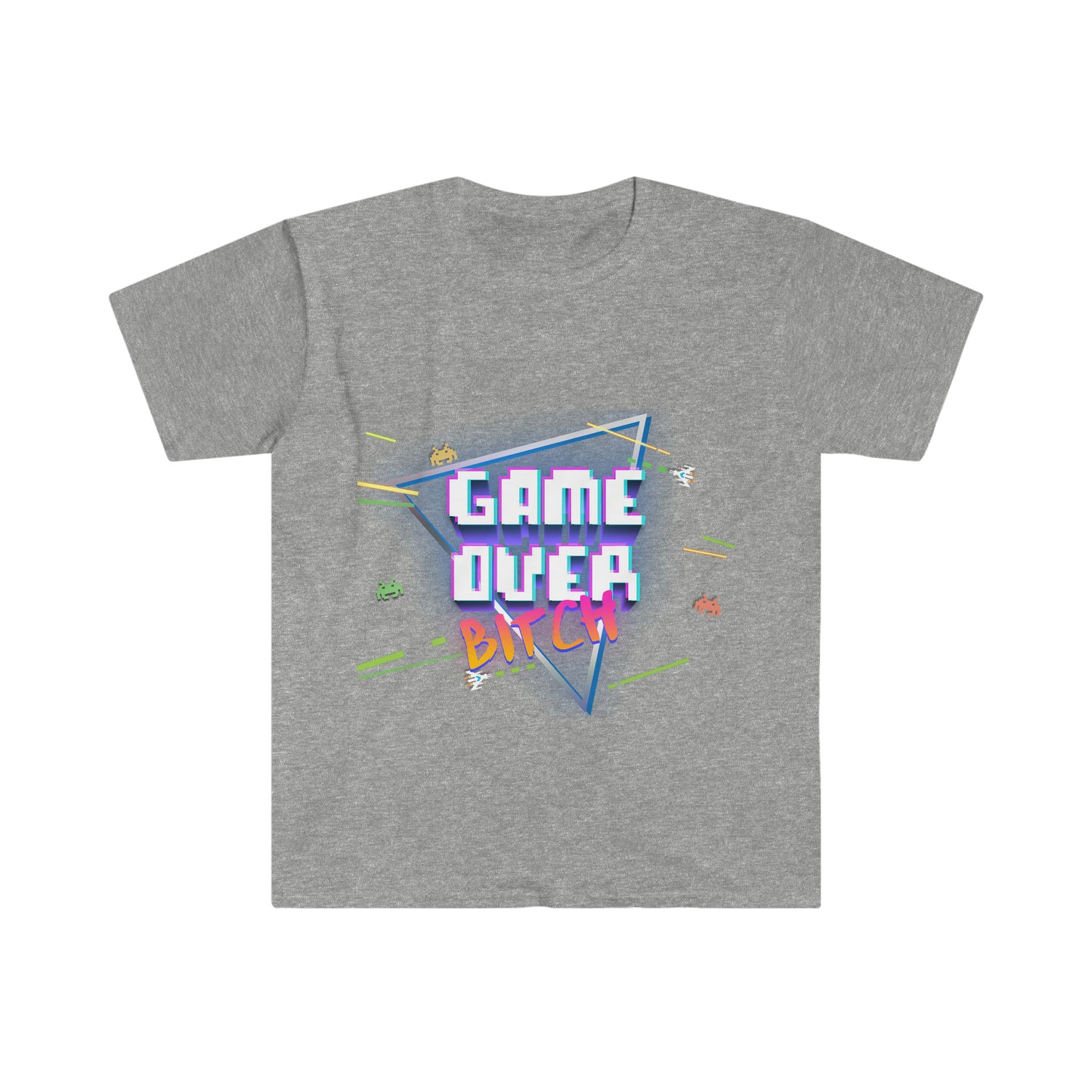 Game Over Camiseta unisex de estilo suave 