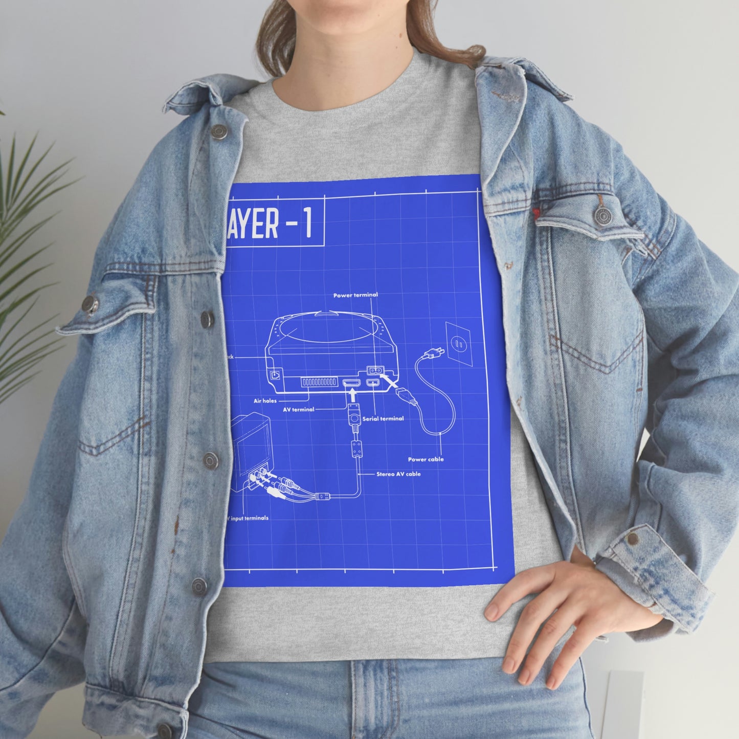 Sega Dreamcast unisex heavy cotton tee