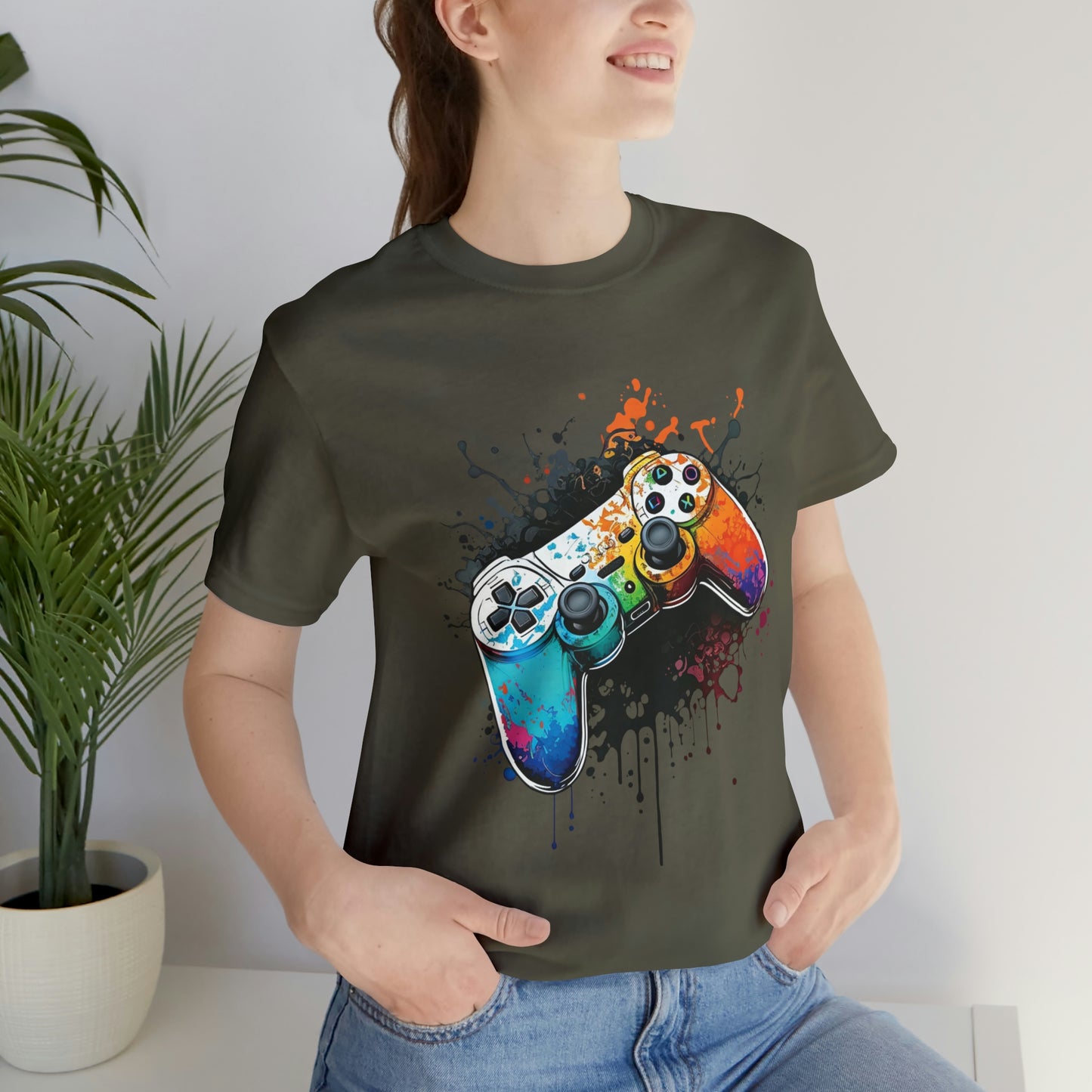 PlayStation Controller Unisex Jersey Short Sleeve Tee