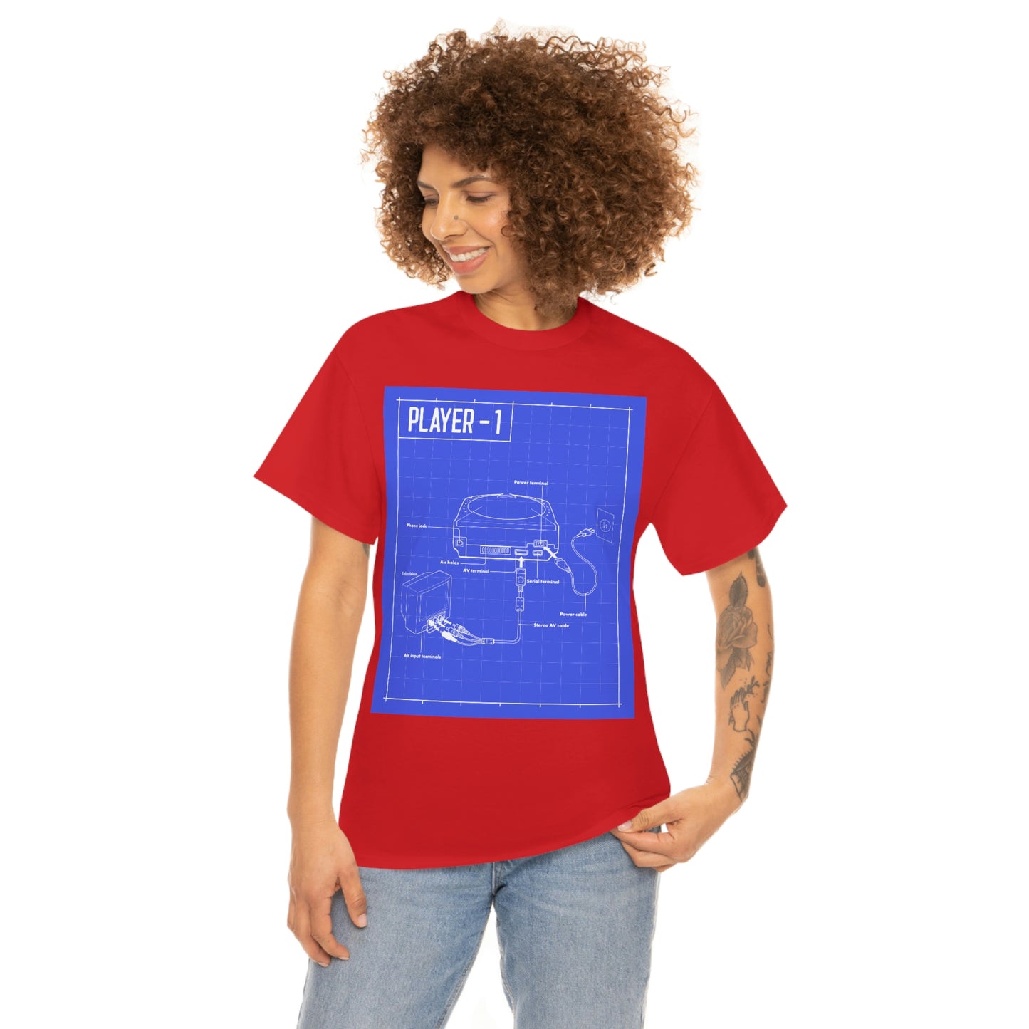 Sega Dreamcast unisex heavy cotton tee