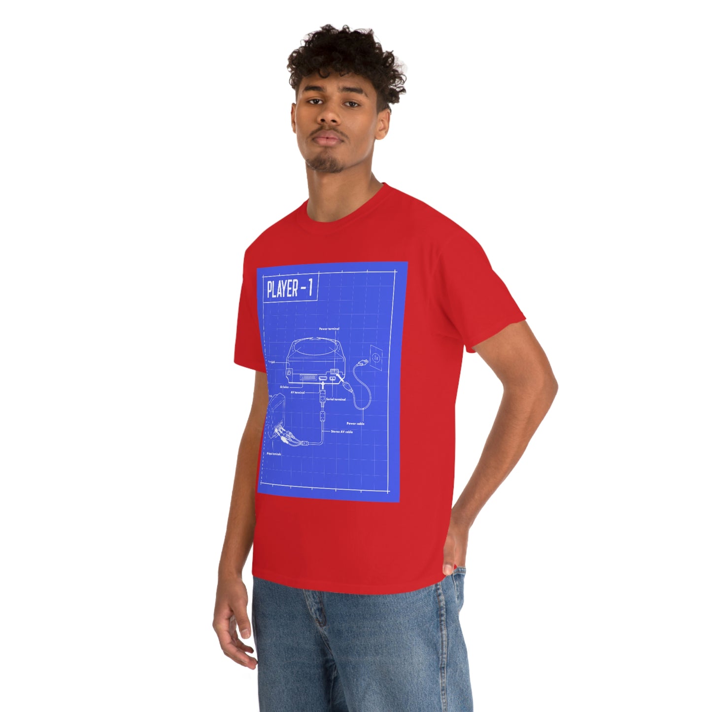 Sega Dreamcast unisex heavy cotton tee