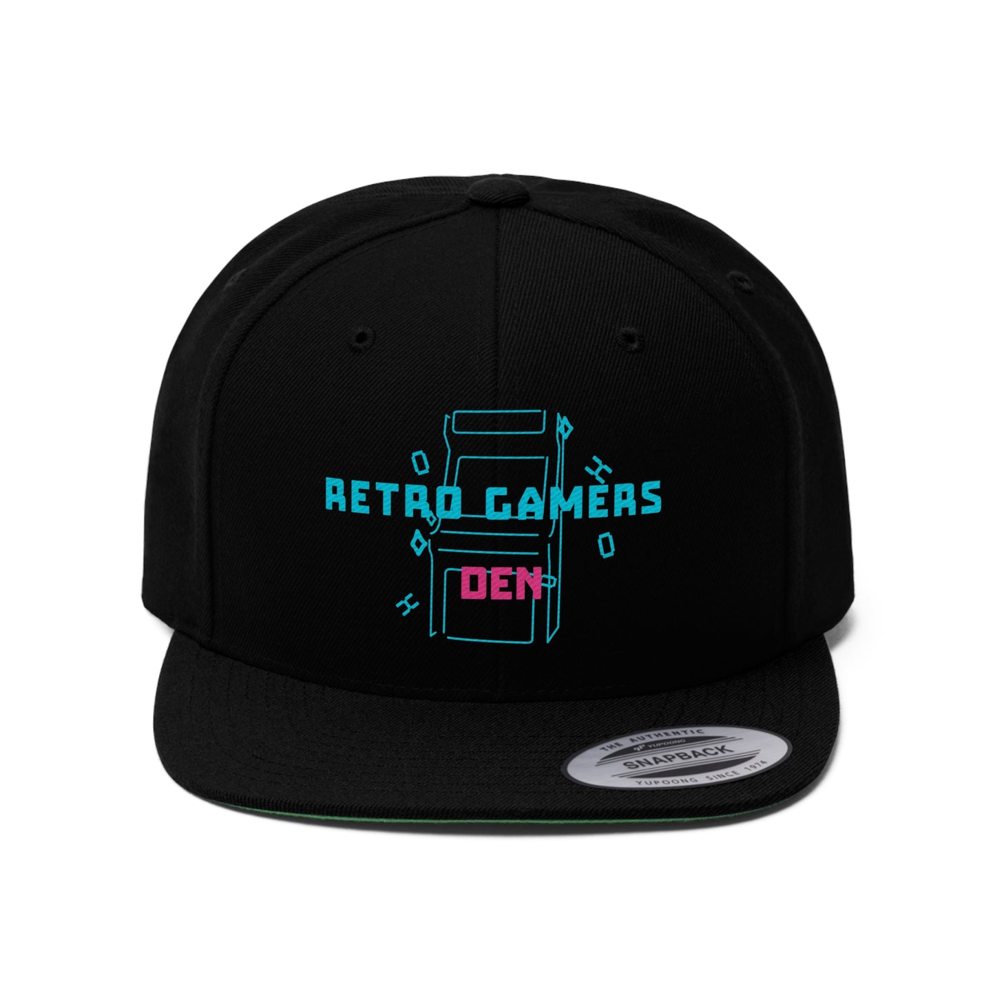 Gorra plana unisex Retro Gamers Den 