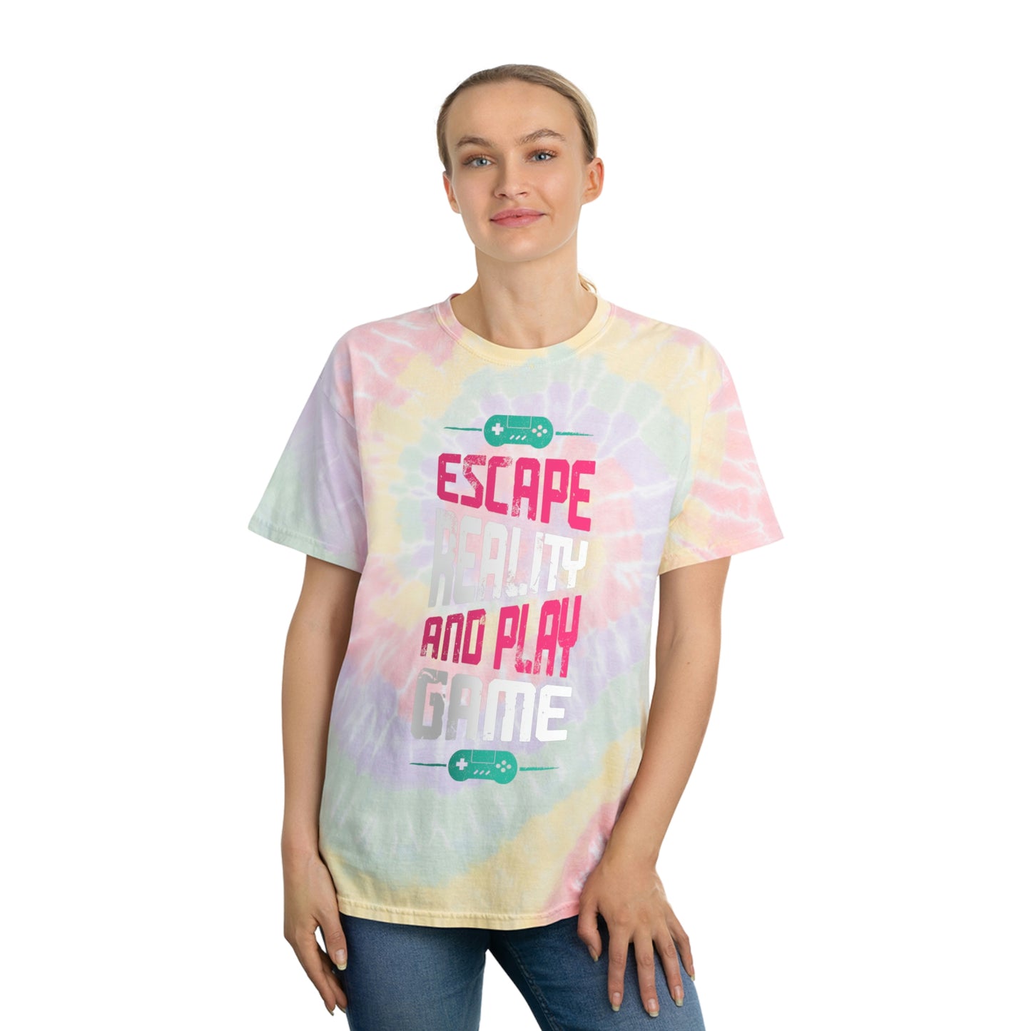 Escape Realty And Play Game  Tie-Dye Tee, Spiral