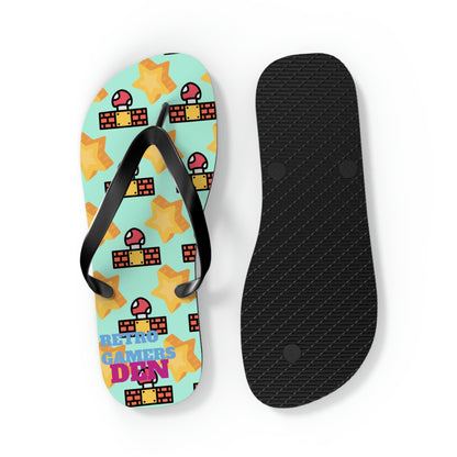 Mario World Flip Flops