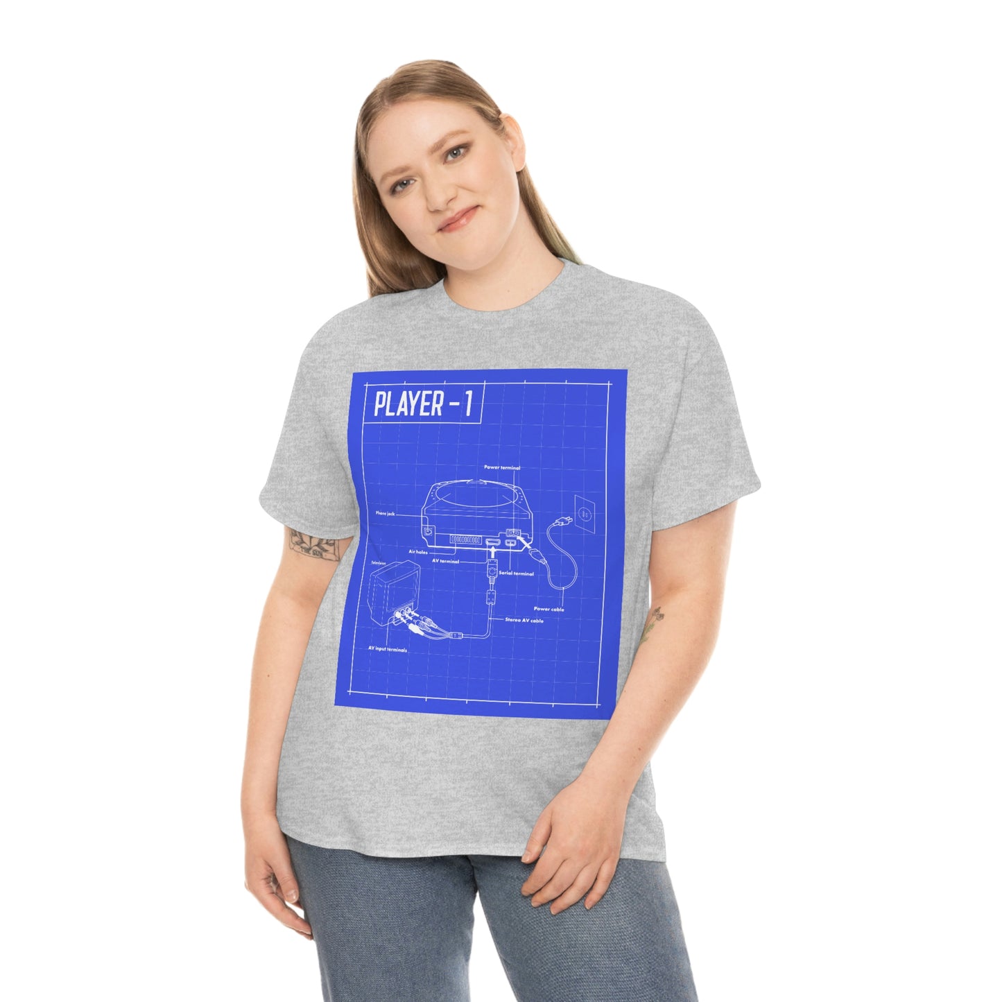 Sega Dreamcast unisex heavy cotton tee