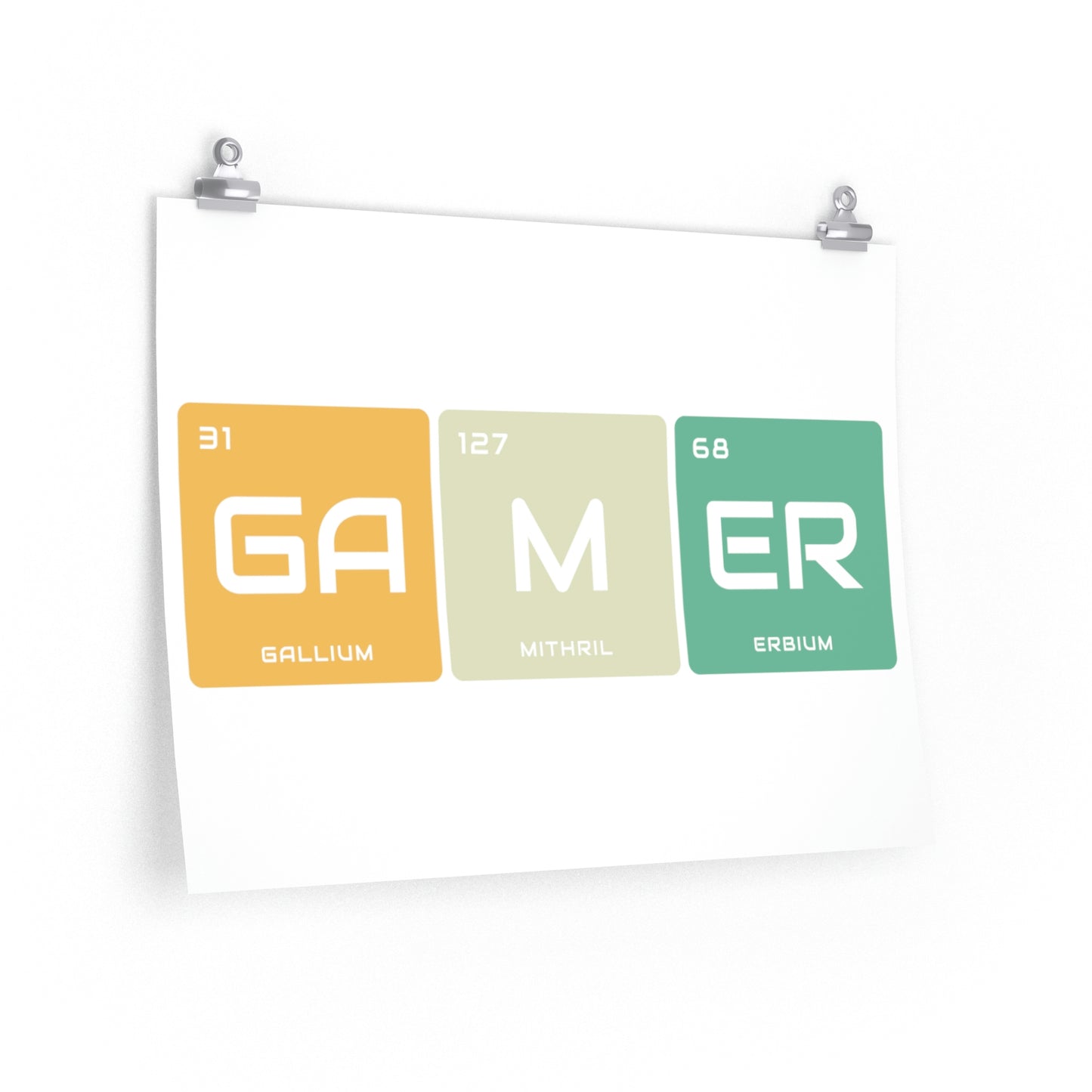 Gamer V2 Premium Matte horizontal posters