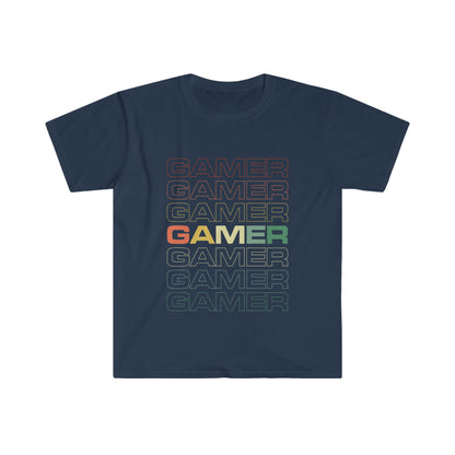 GAMER Camiseta unisex de estilo suave 