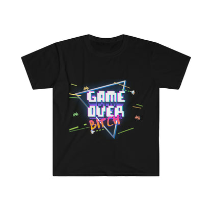 Game Over Camiseta unisex de estilo suave 