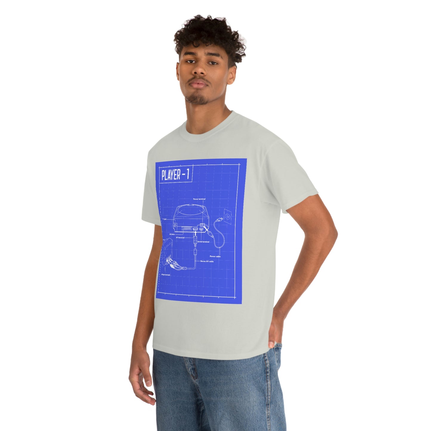 Sega Dreamcast unisex heavy cotton tee