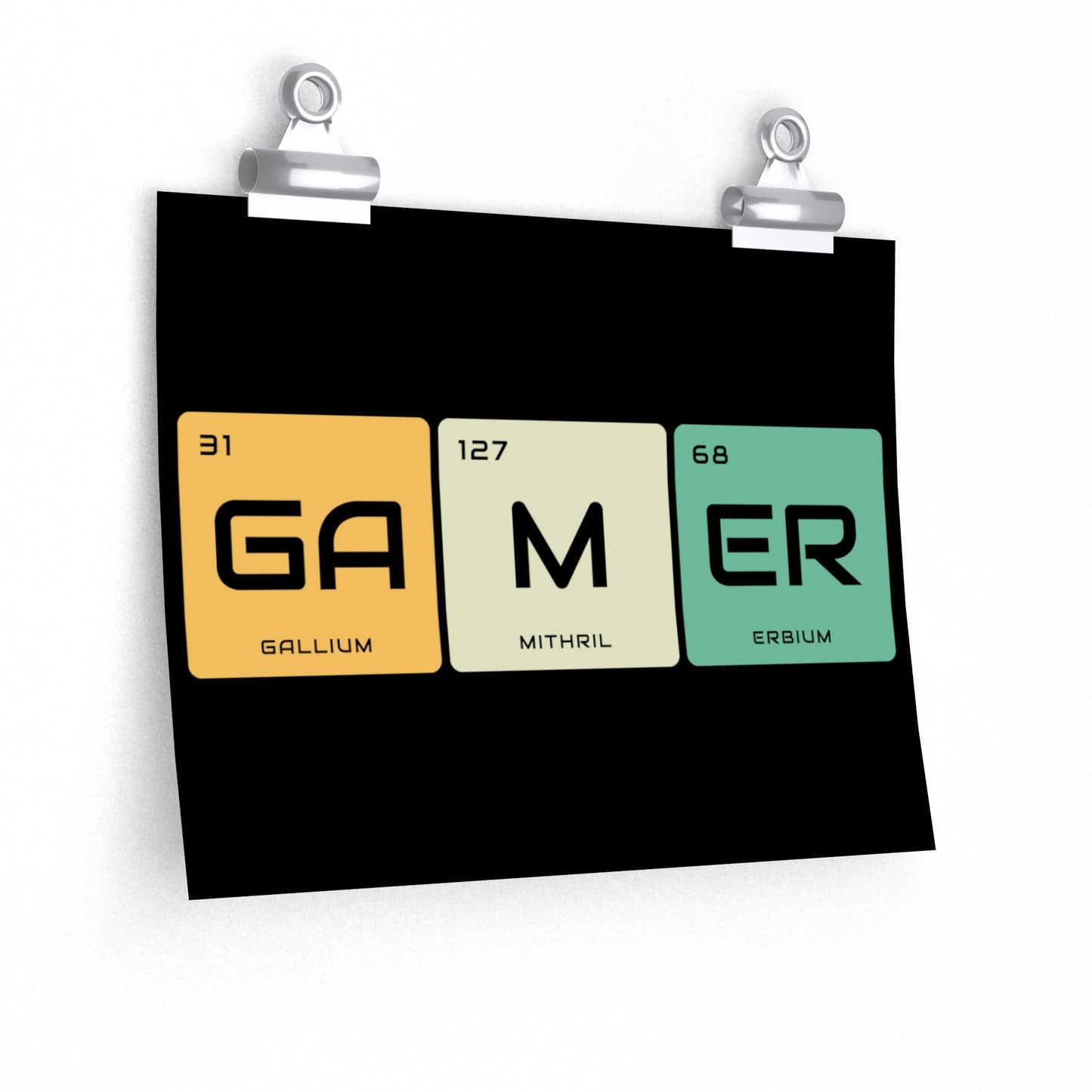 Gamer V1  Premium Matte horizontal posters