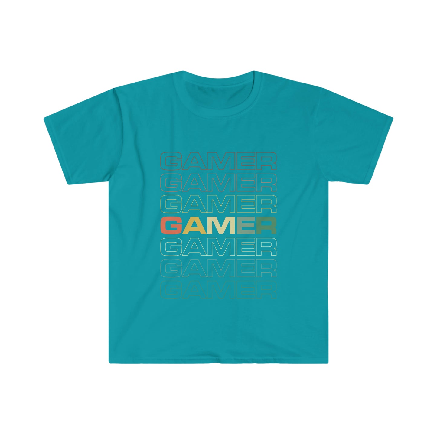 GAMER Camiseta unisex de estilo suave 