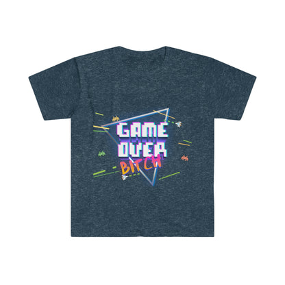 Game Over Camiseta unisex de estilo suave 