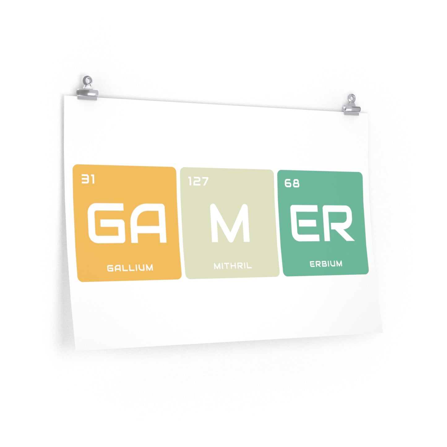 Gamer V2 Premium Matte horizontal posters