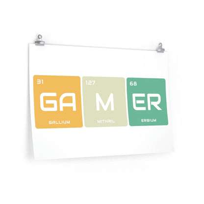 Gamer V2 Premium Matte horizontal posters