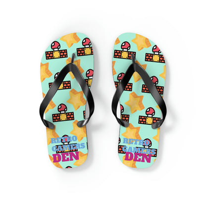 Mario World Flip Flops